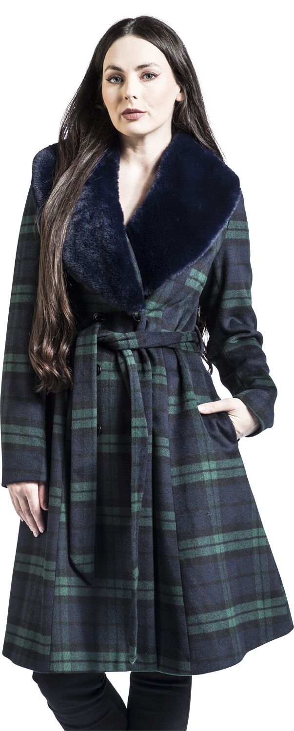 Robe Manteau Tartan | Voodoo Vixen Manteaux