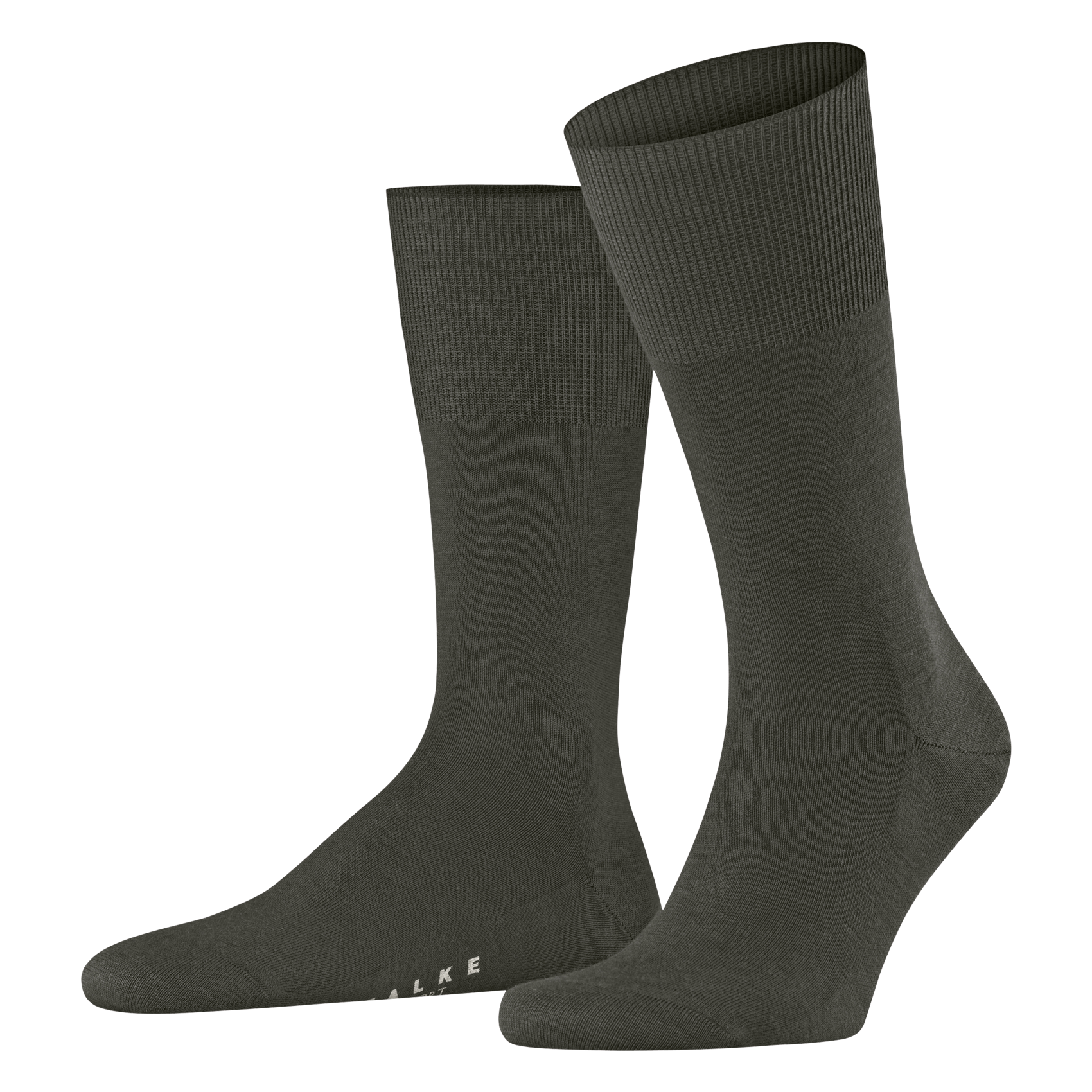 AIRPORT SO - Chaussettes en laine vierge et coton | Vert