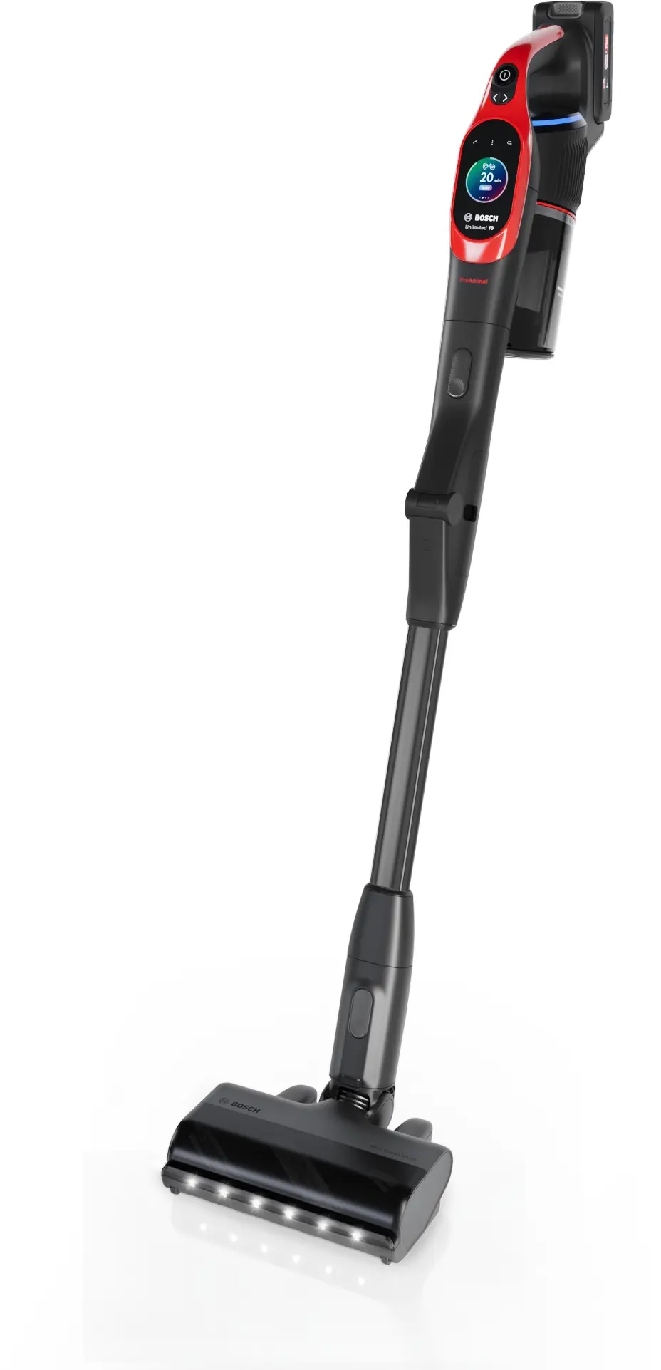 BCS1041PETB Draadloze steelstofzuiger Unlimited 10 ProAnimal Rood