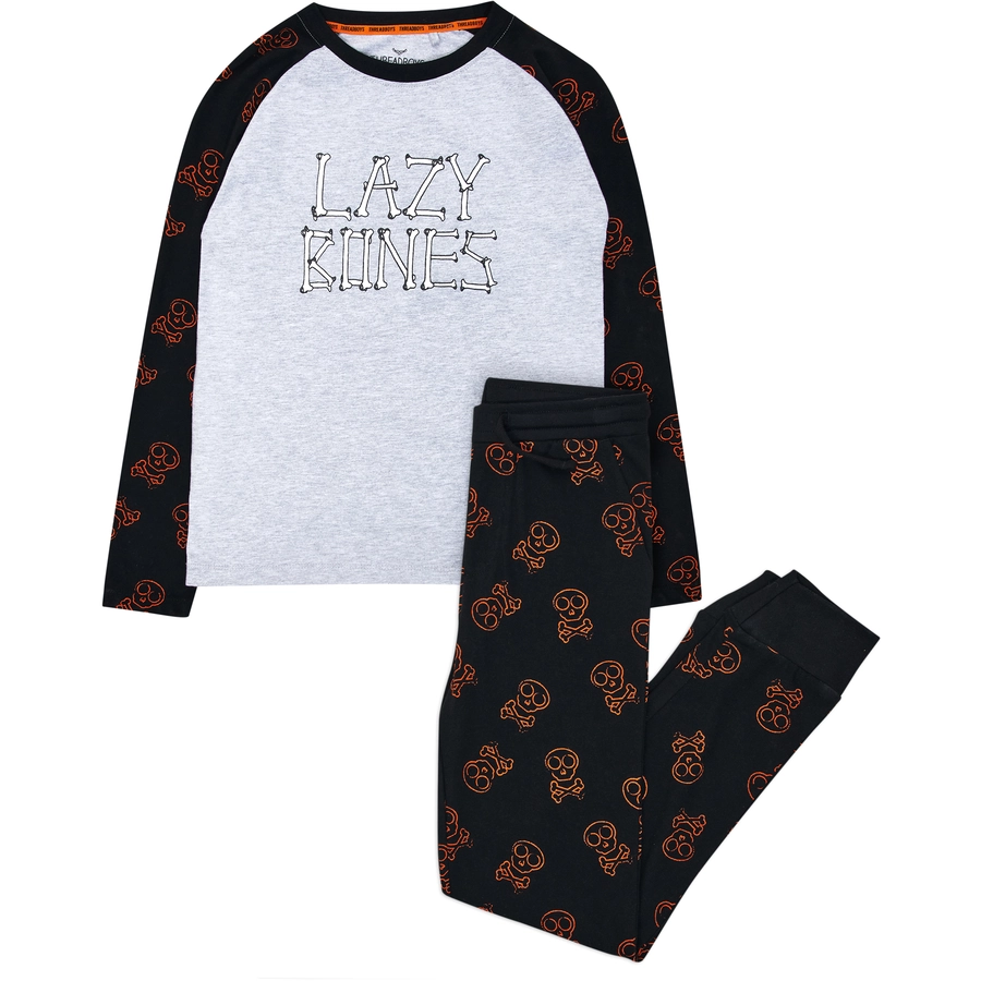 Threadboys Schlafanzug Bone Halloween Black