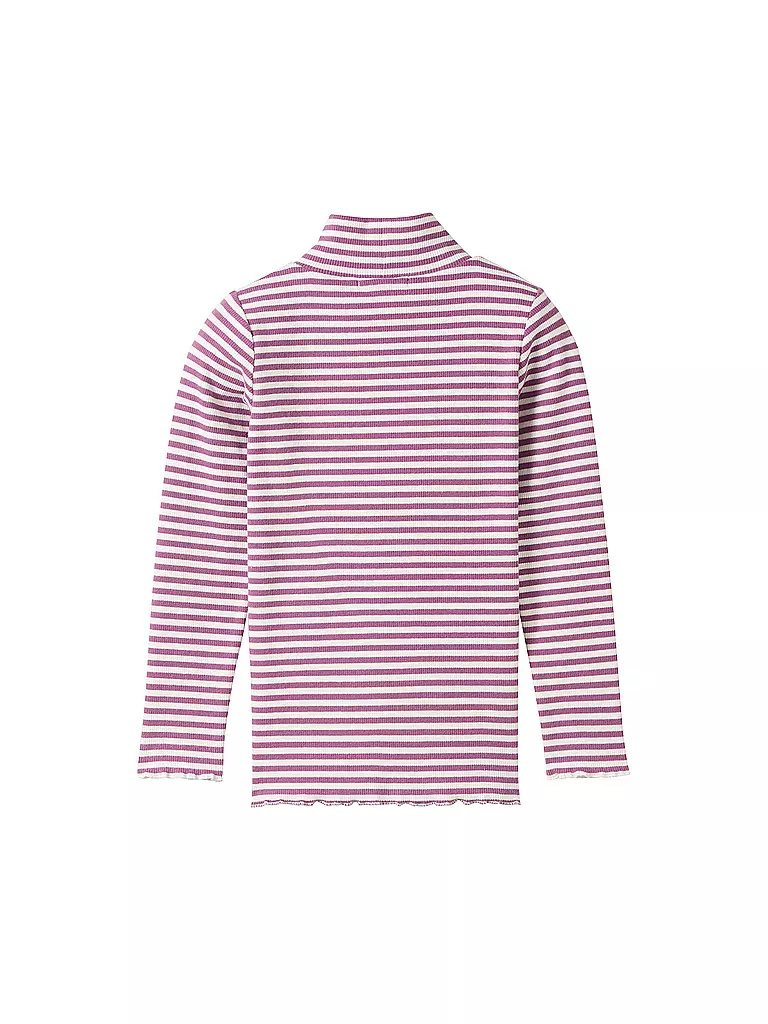 TOM TAILOR Mädchen Langarmshirt  dunkelrot