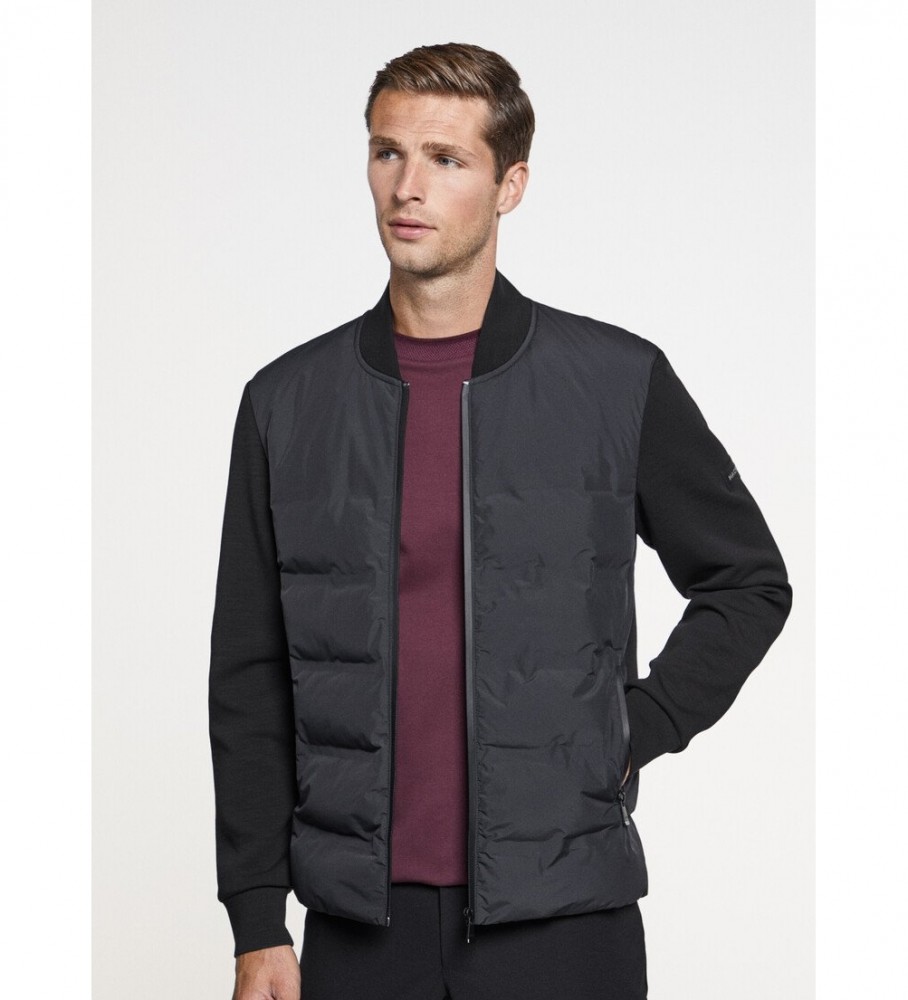 Jaqueta esportiva bomber preta Hackett