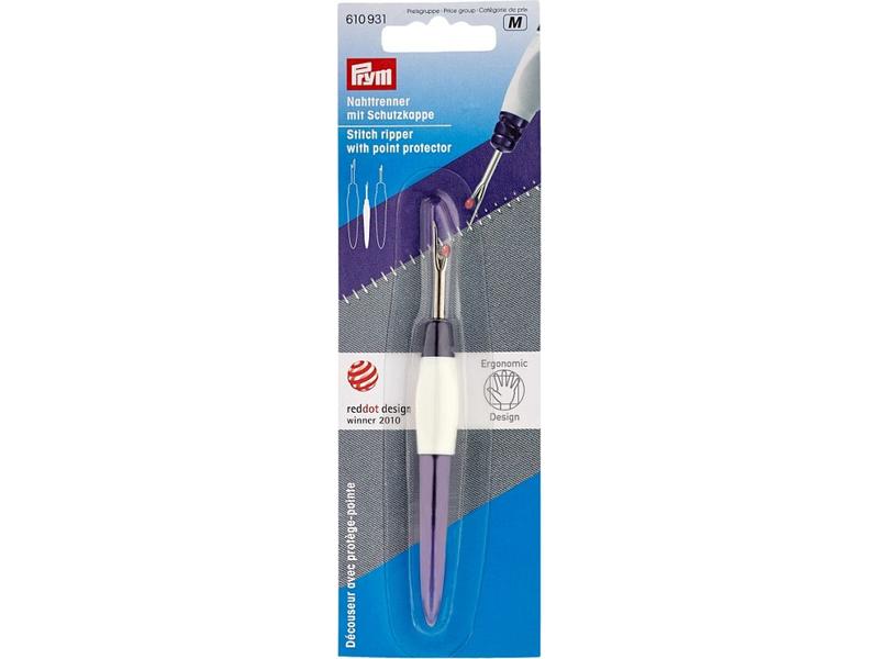 Prym Ergonomics Nahttrenner Ergonomics Klein, Violett Nahttrenner mit Schuztkappe
