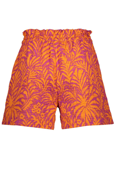 Geisha oranje dames korte broek