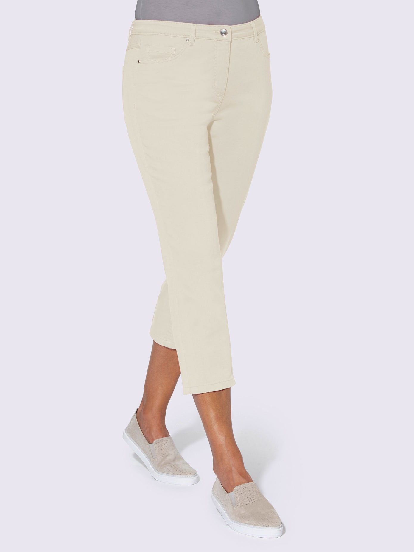 Jean 3/4 qualité coton doux sur la peau