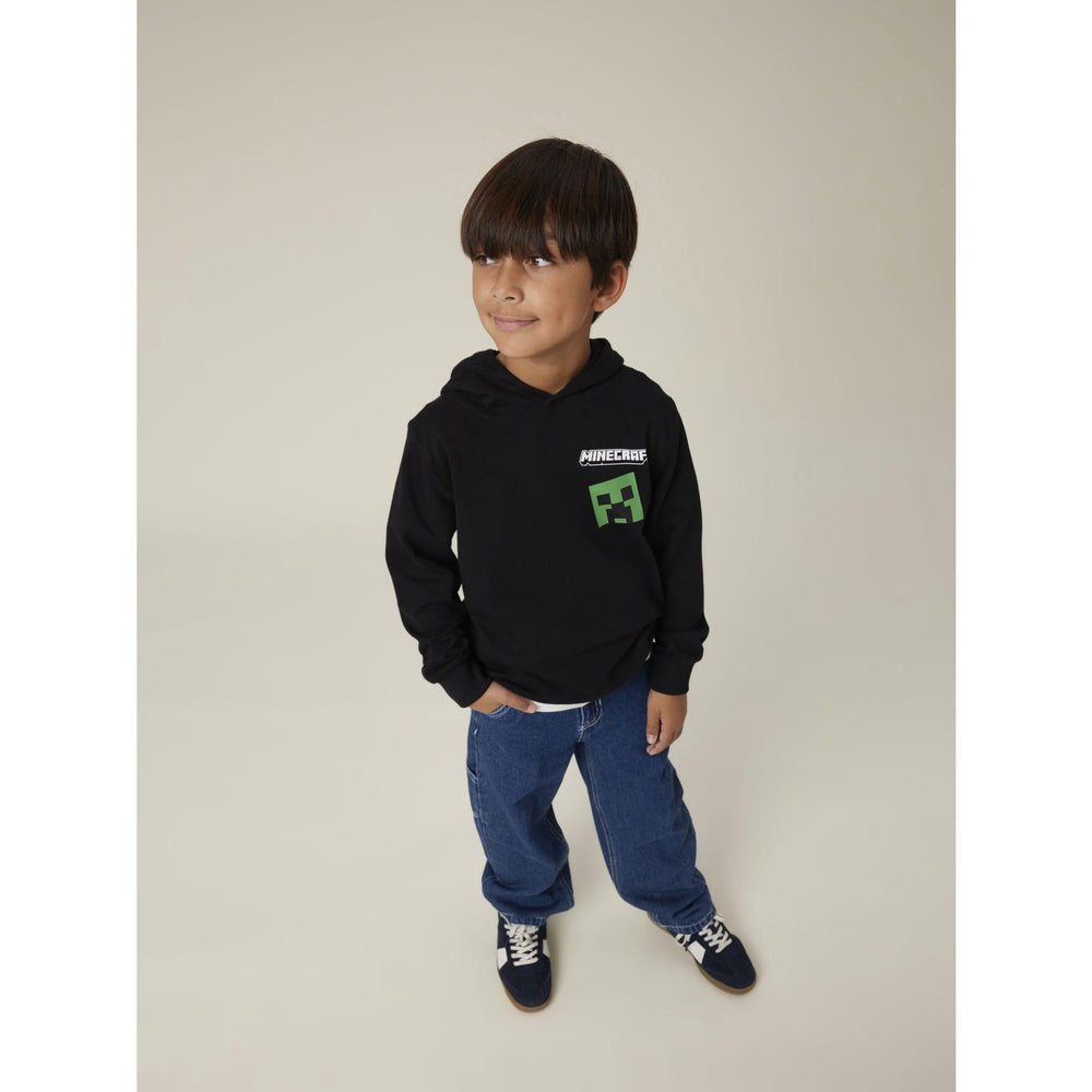 Køb Name It Black Jacot Minecraft Regular Sweatshirt