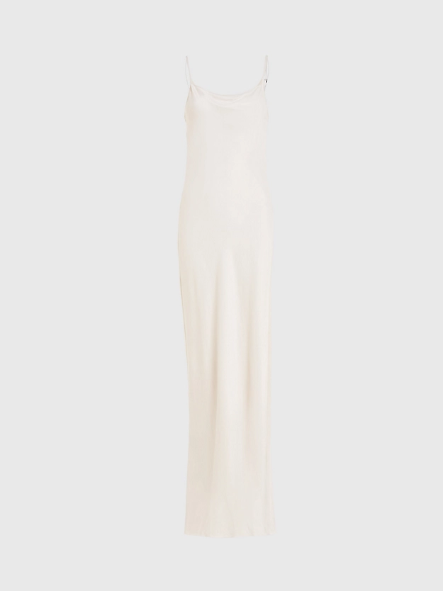 Vestido longo de cetim
