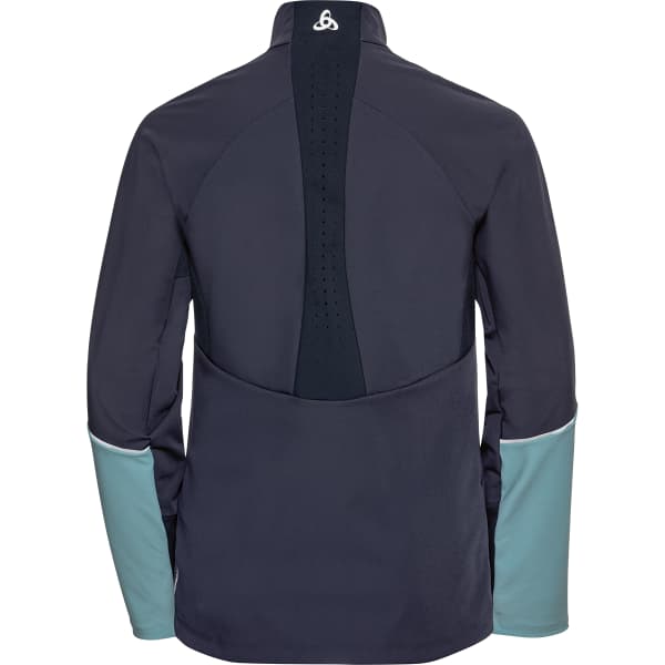 Veste ski de fond ODLO ENGVIK JACKET W DARK SAPPHIRE - REEF WATERS