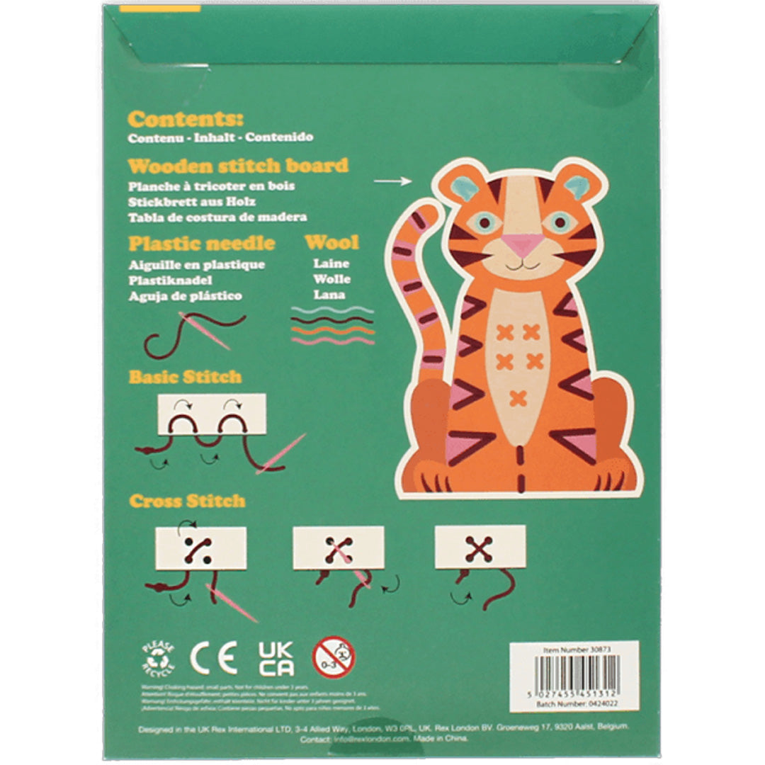 rex london rijgkaart - tiger