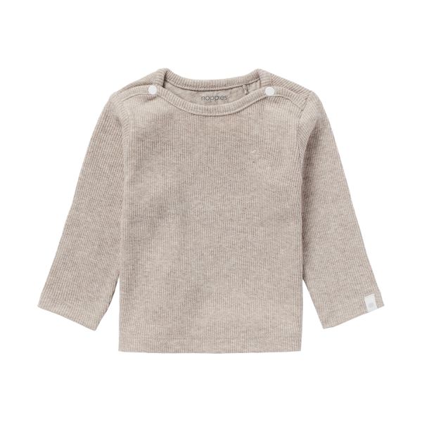 Noppies Rib Natal T-shirt Lange Mouwen Oatmeal Mt. 44