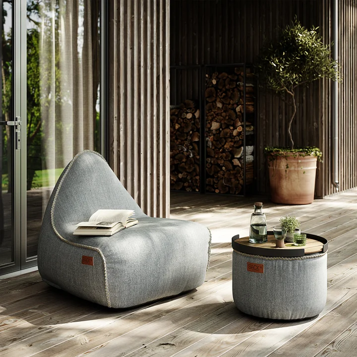 SACK it - Patio Outdoor Tablett, Teak