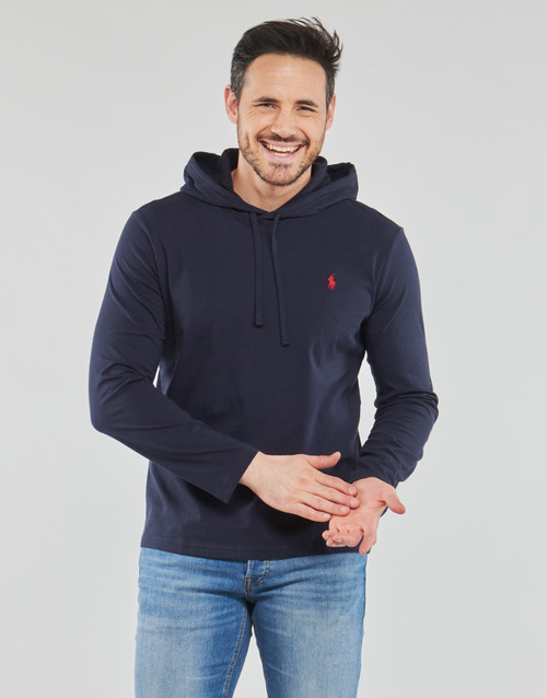 Polo Ralph Lauren - K223SC08-LSPOHOODM9-LONG SLEEVE-T-SHIRT Marino