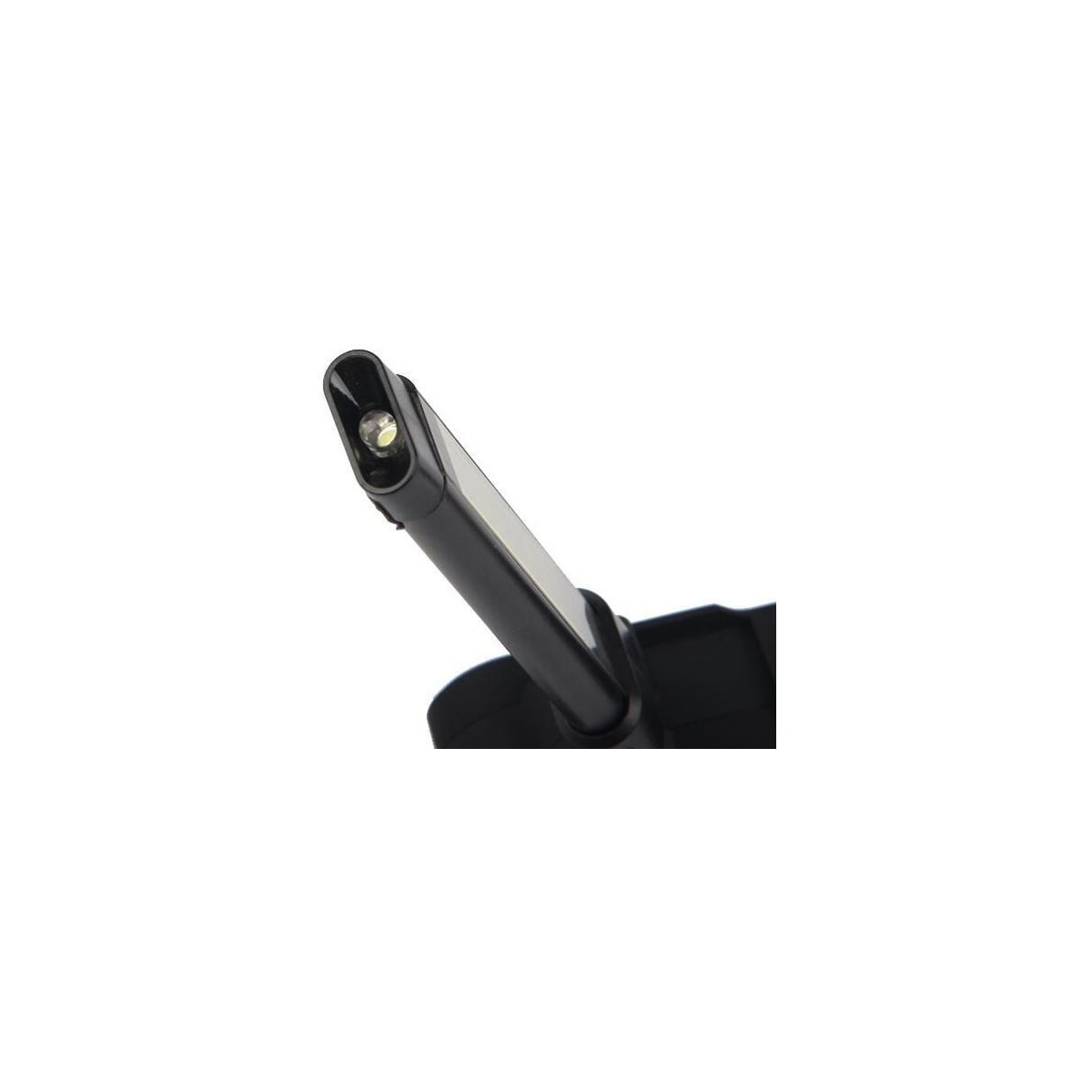 Oppladbar lommelykt 2000mAh, svart