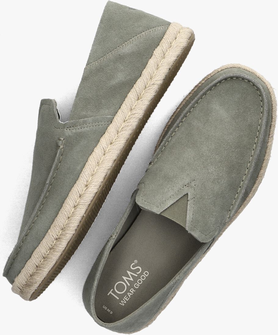 TOMS groene toms loafers alonso loafer rope