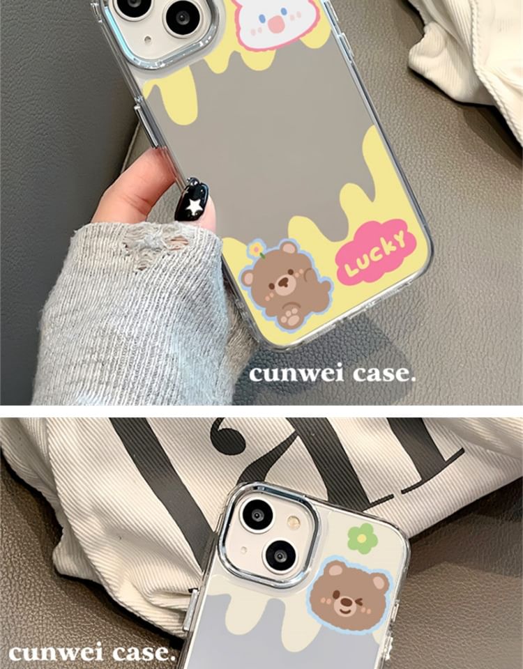 Phone in the Shell - Animal Mirrored Phone Case - iPhone 15 Pro Max / 15 Pro / 15 Plus / 15 / 14 Pro Max / 14 Pro / 14 Plus / 14 / 13 Pro Max / 13 Pro / 13 / 13 mini / 12 Pro Max / 12 Pro / 12 / 12 mini / 11 Pro Max / 11 Pro / 11