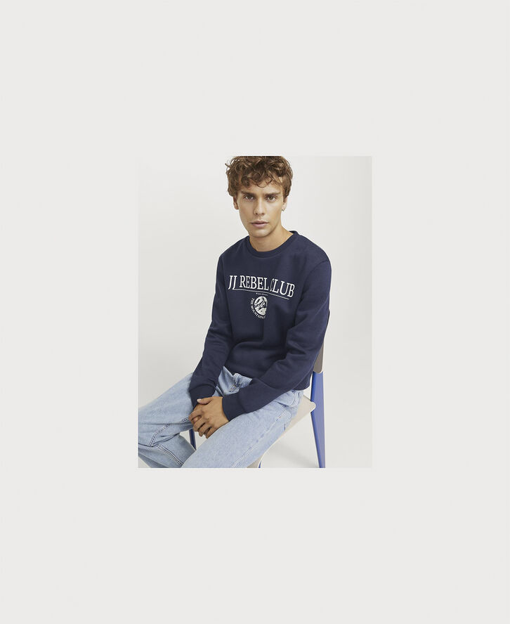 JJ-REBEL JREBANDREW SWEAT CREW NECK Sky captain