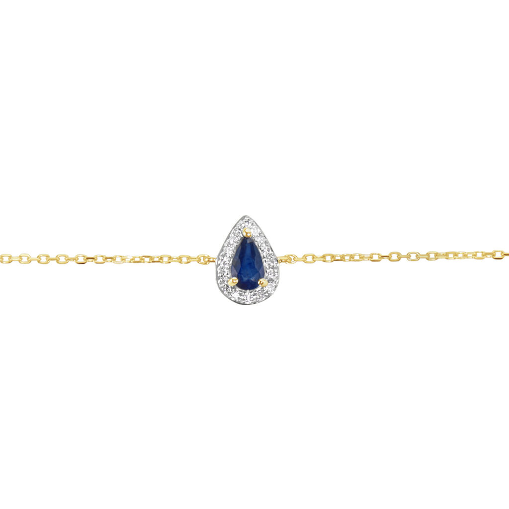 Bracelet Or Jaune Juliettina Saphir