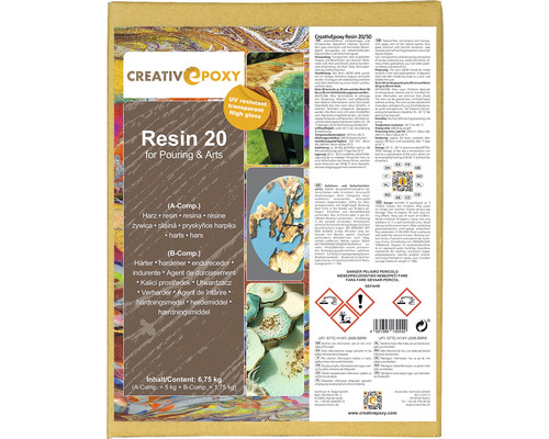 CreativEpoxy Resin 20 giethars 6750 g