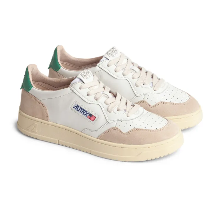 Autry Baskets Medalist Low Cuir/Suède | Vert