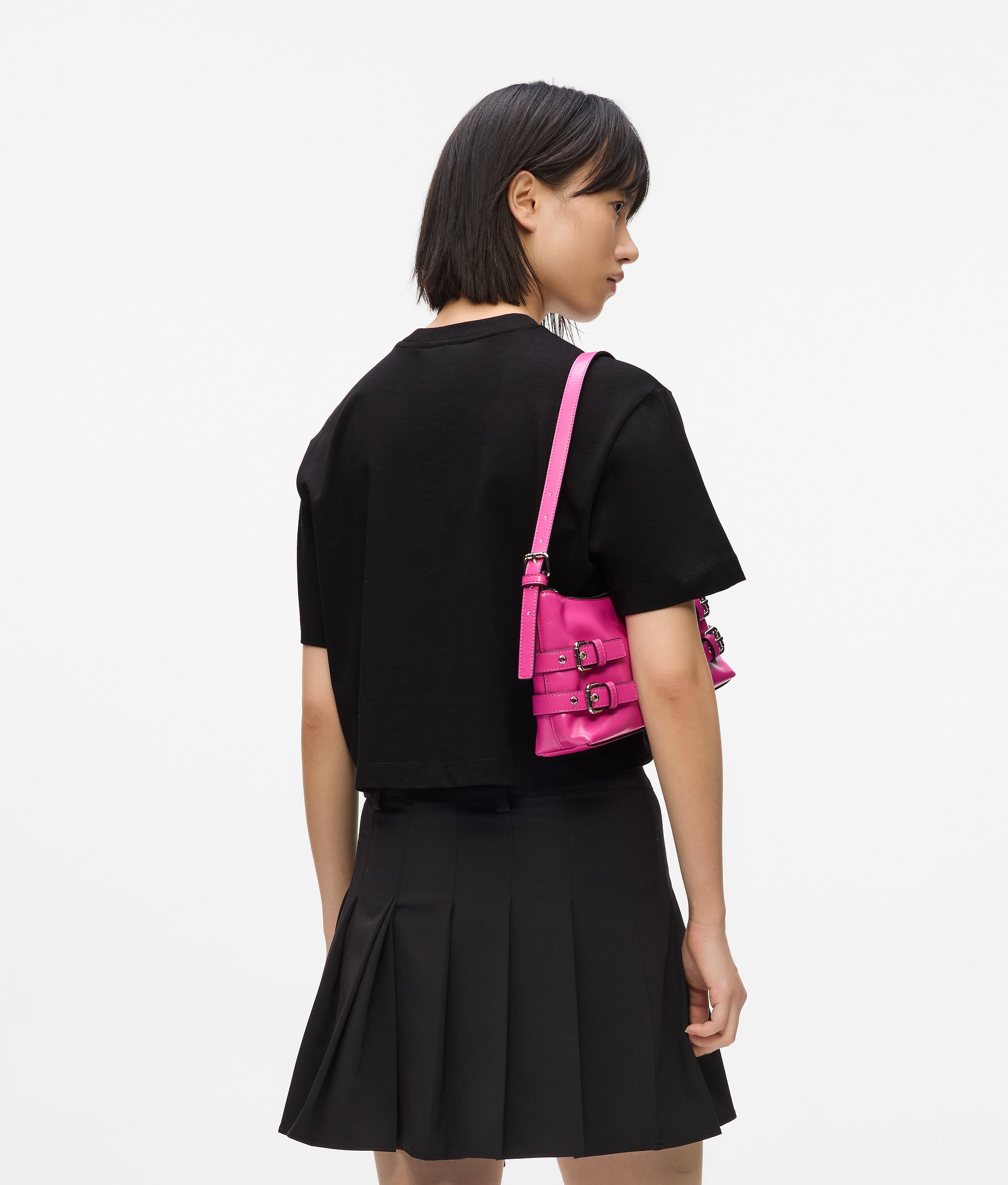 Cropped graffiti T-shirt