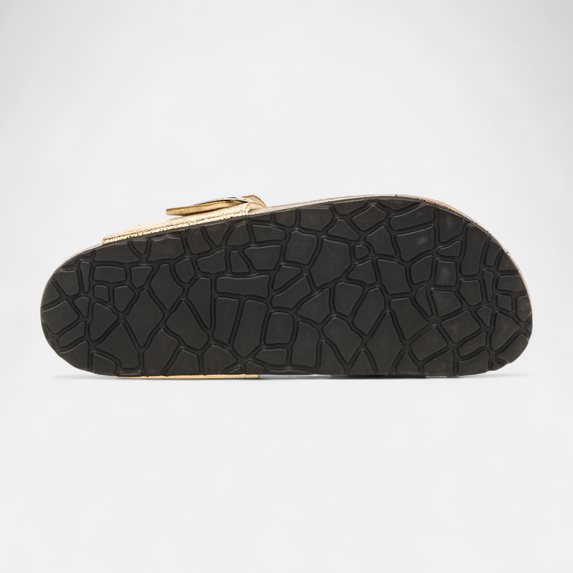 Mules semelle liège Femme or