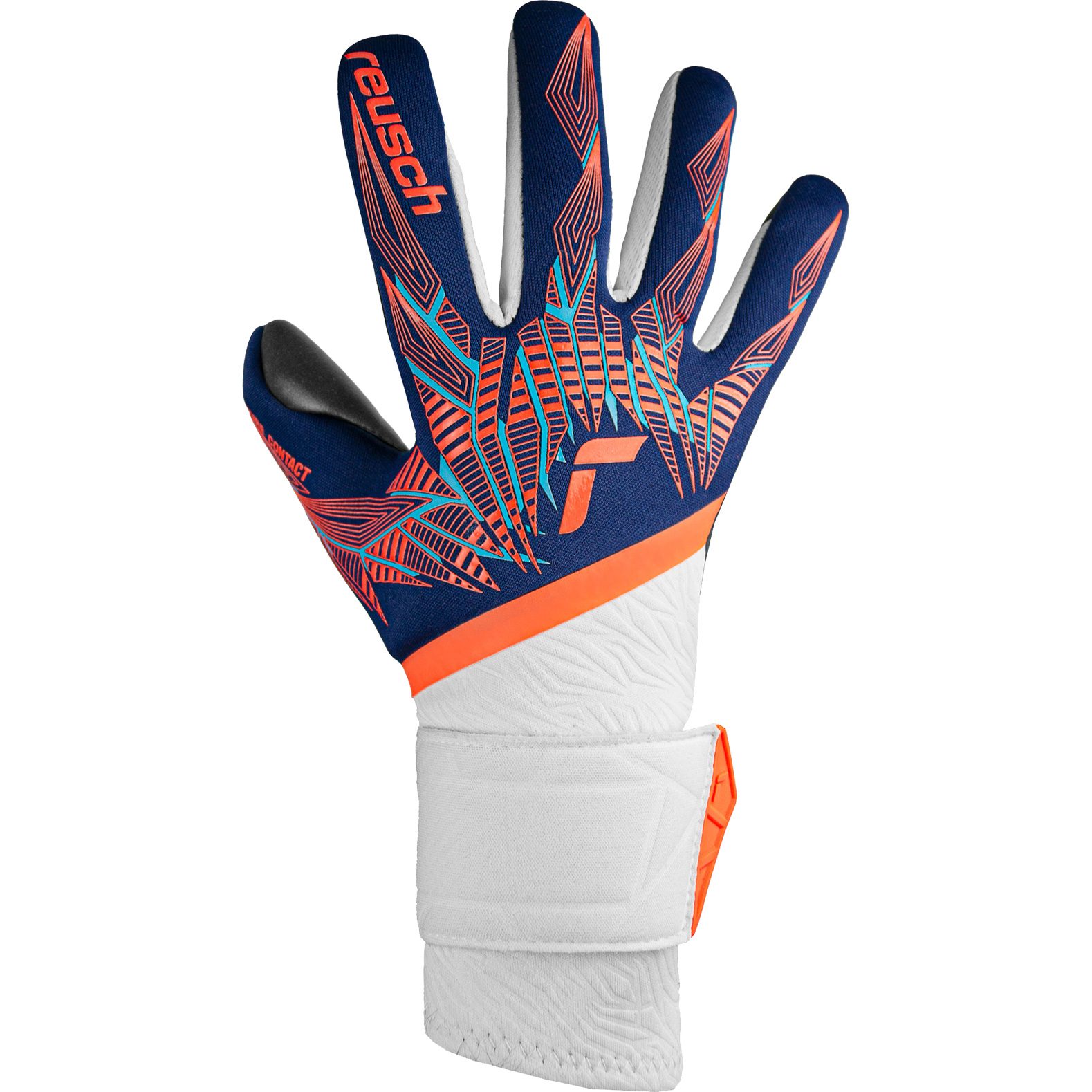 Reusch Pure Contact Gold Torwarthandschuhe premium blue