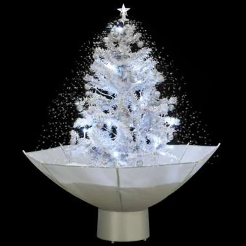 vidaXL - Sneeuwende Kerstboom - Wit - 75 x 60 cm