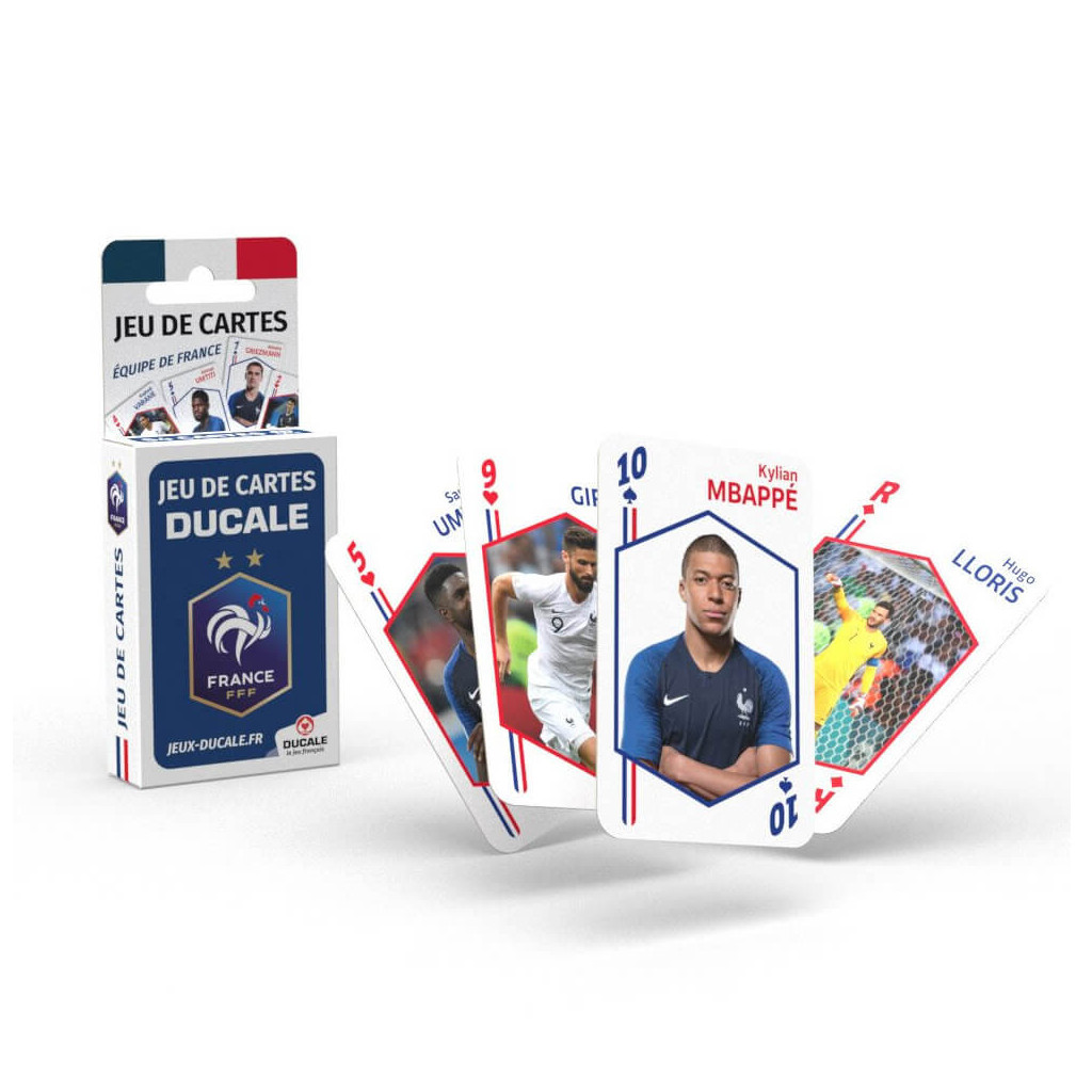 Jeu de 54 Cartes - FFF - Équipe de France de Football