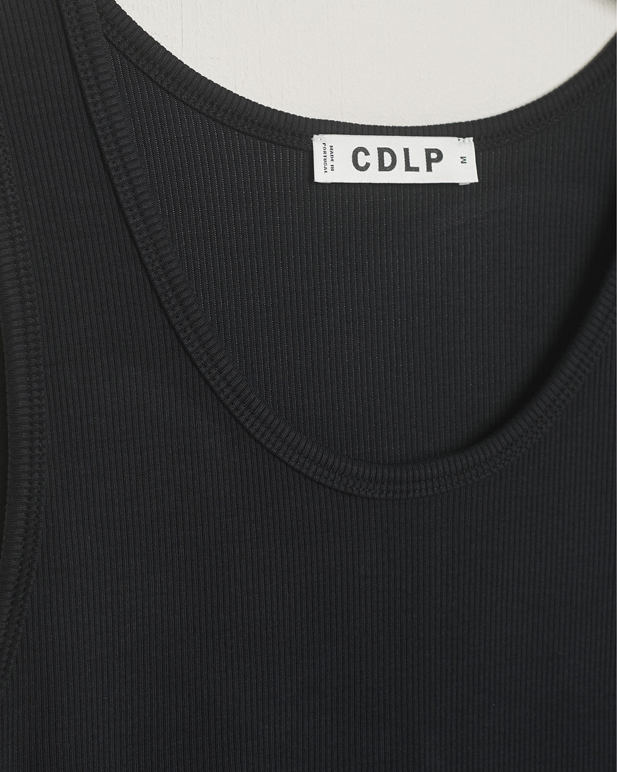 CDLP Rib Tank Top Off Black