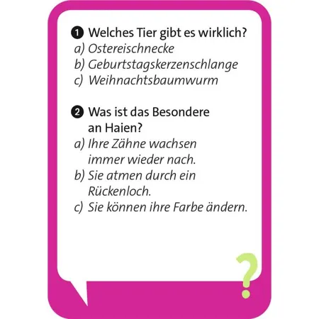 moses. Pocket Quiz junior Verrückte Tiere
