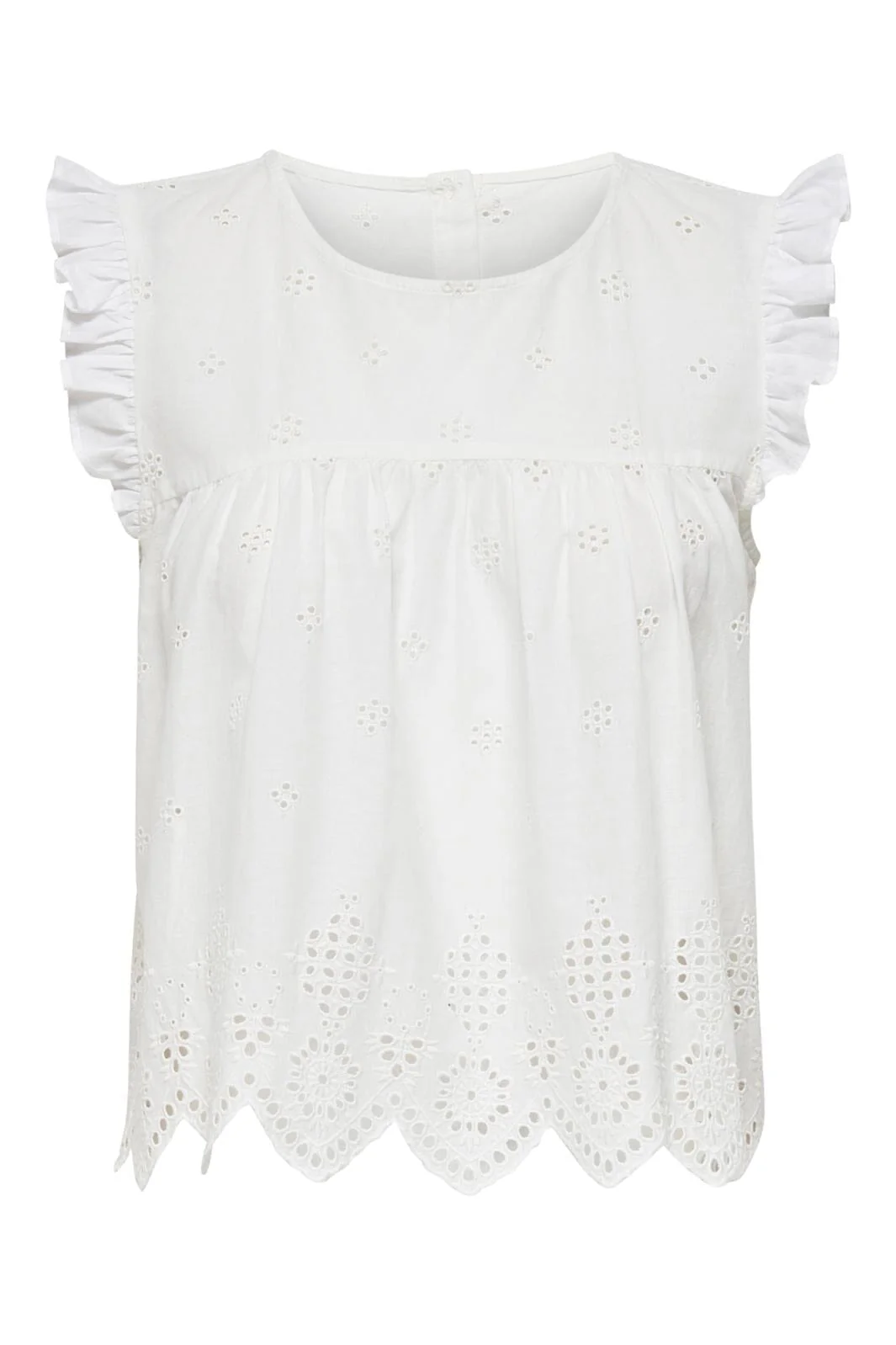Only Onlsilla S/L Frill Top