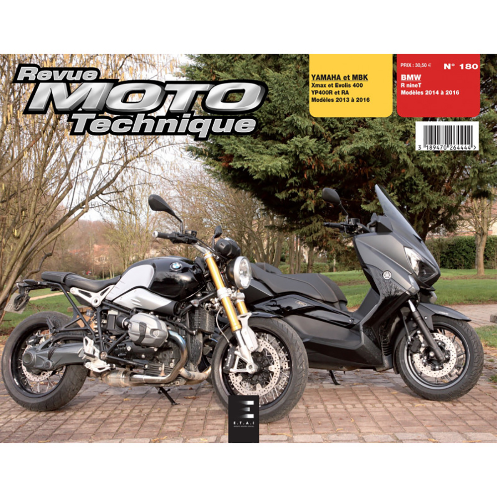 Etai - RMT 180 BMW R nineT (2014 à 2016) et YAMAHA & MBK 400 (2013 à 2016)