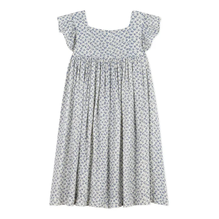 Petit Bateau Robe Mesange Gaze de Coton | Bleu