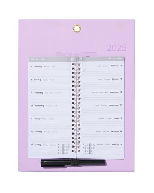 calendrier hebdomadaire kraft