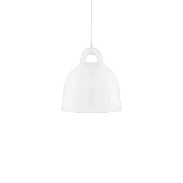 Normann Copenhagen  Bell lampe, small, hvid - H: 37 cm.