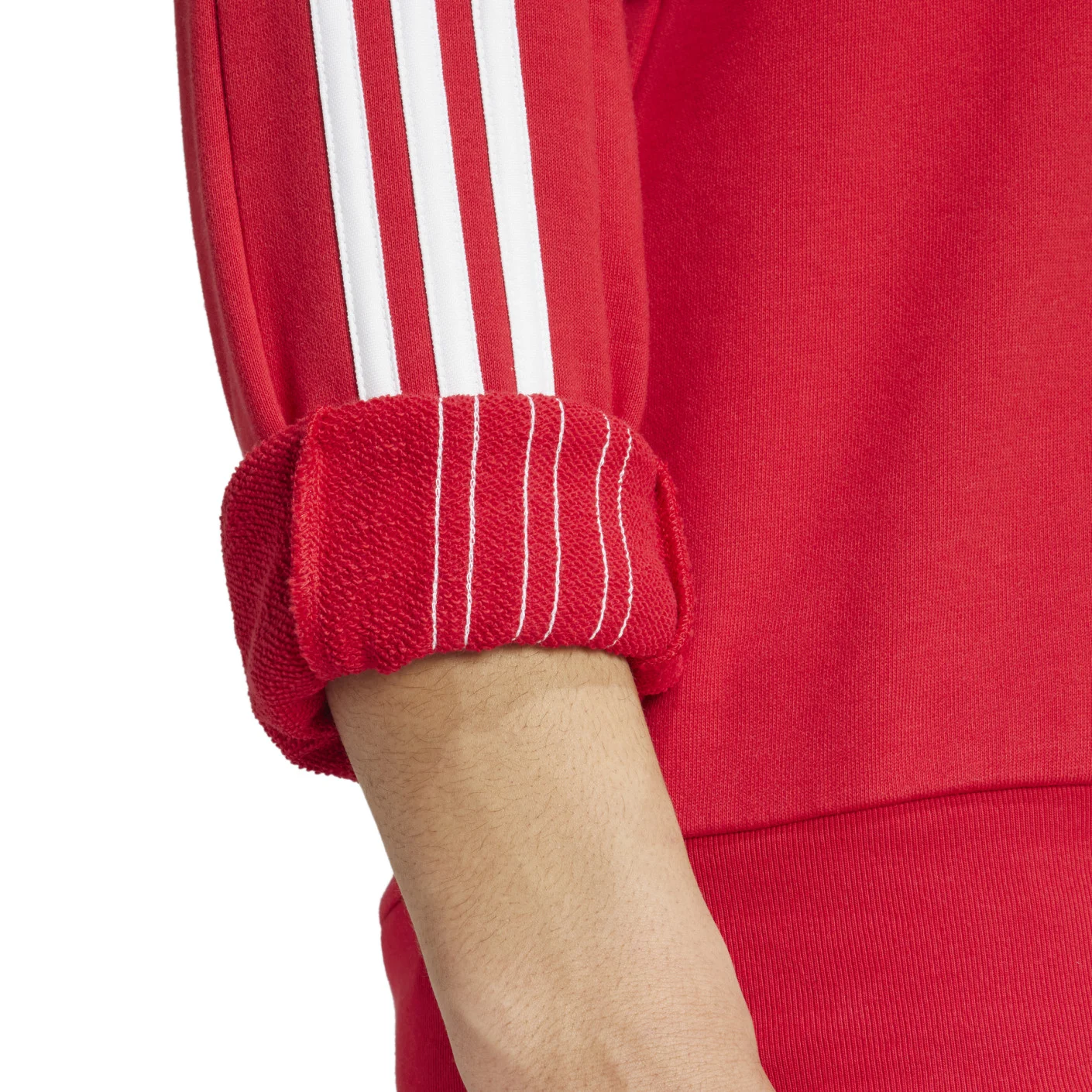 Adidas Manchester United DNA Crew Sweater 2024-2025 Rood Wit