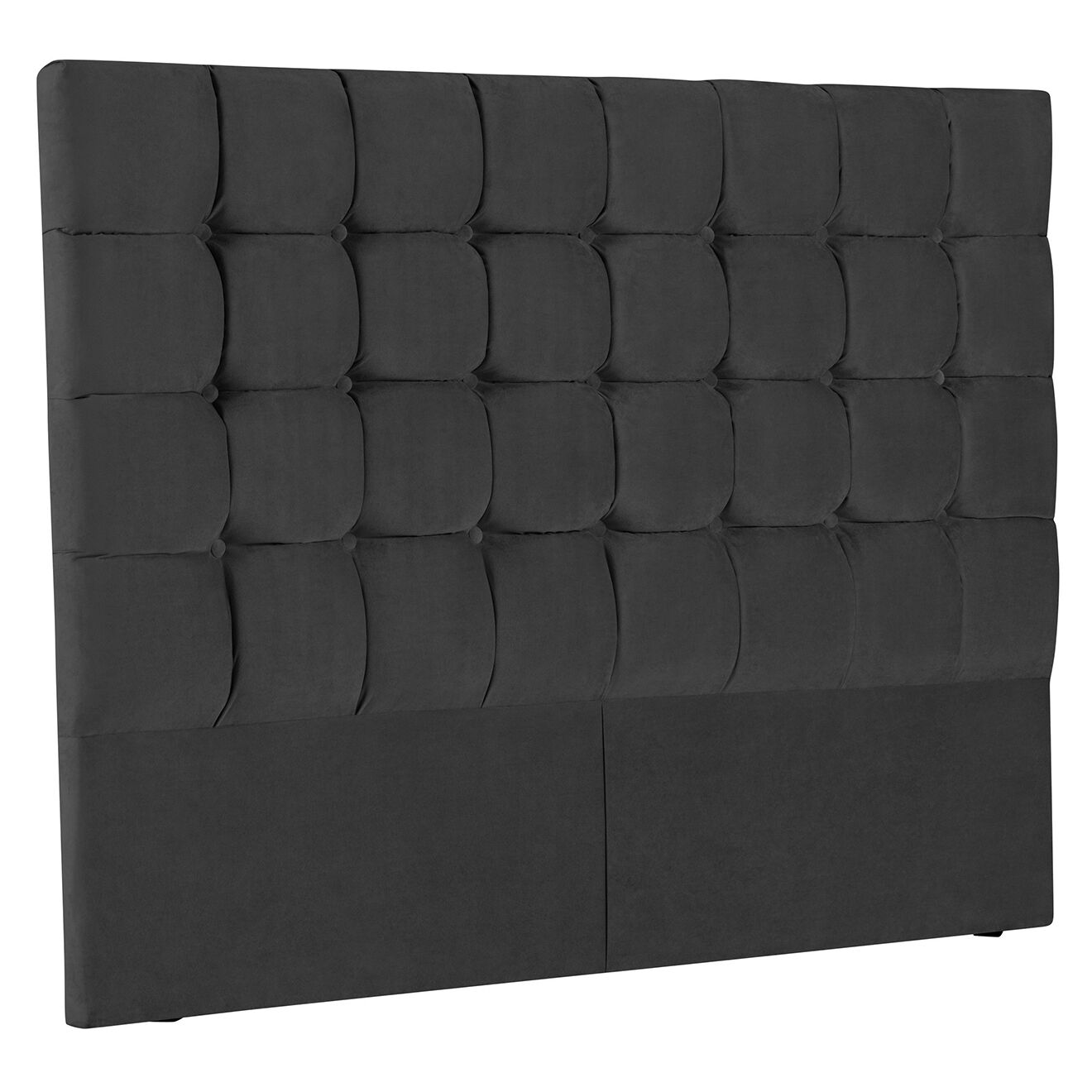 Kooko Home Tête de lit Ré gris foncé - 160x120 cm