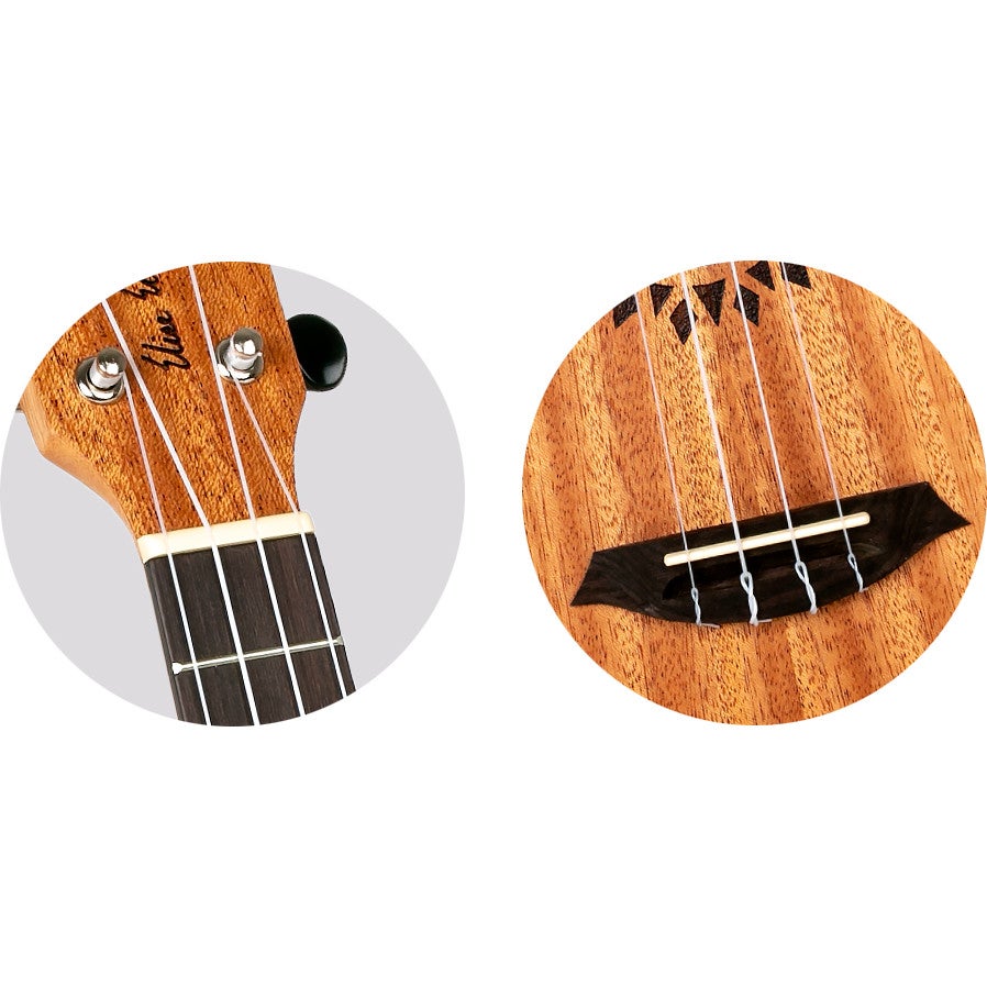 Flight Elise Ecklund Signature concert ukelele met gigbag