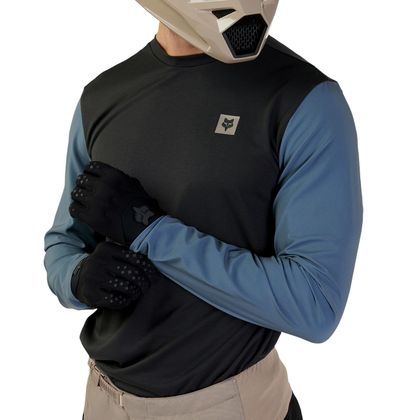 Maillot enduro Fox RANGER 2025 - Noir / Bleu
