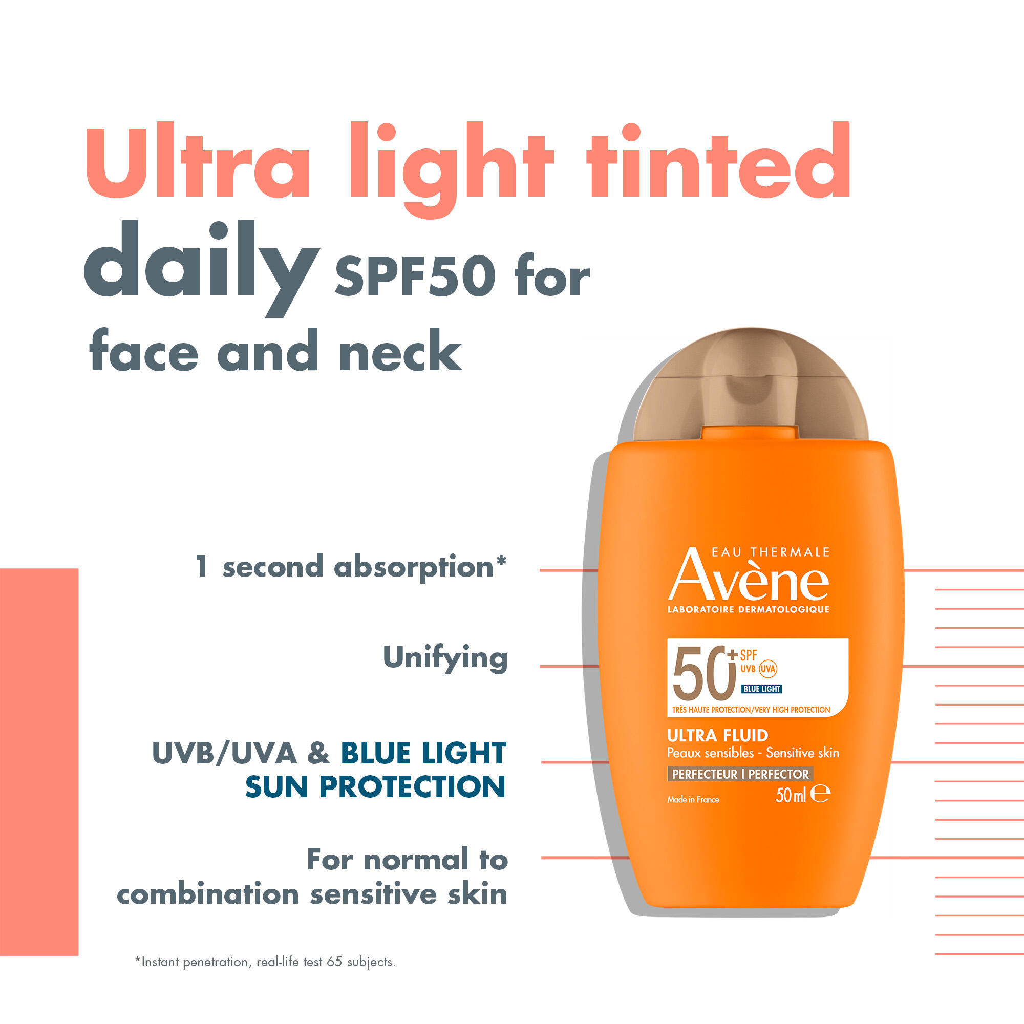 AVENE SUN Ultra Fluid Perfector SPF50  Fl 50 ml