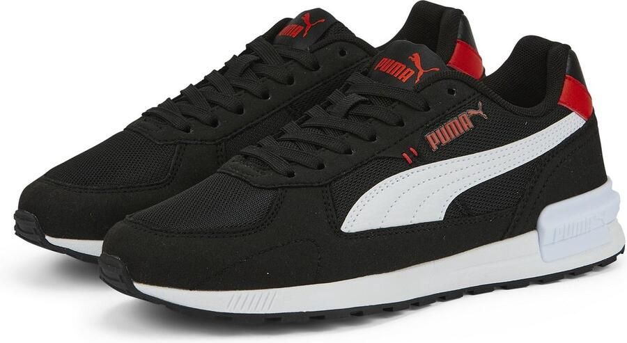 Puma Graviton sneakers zwart wit rood