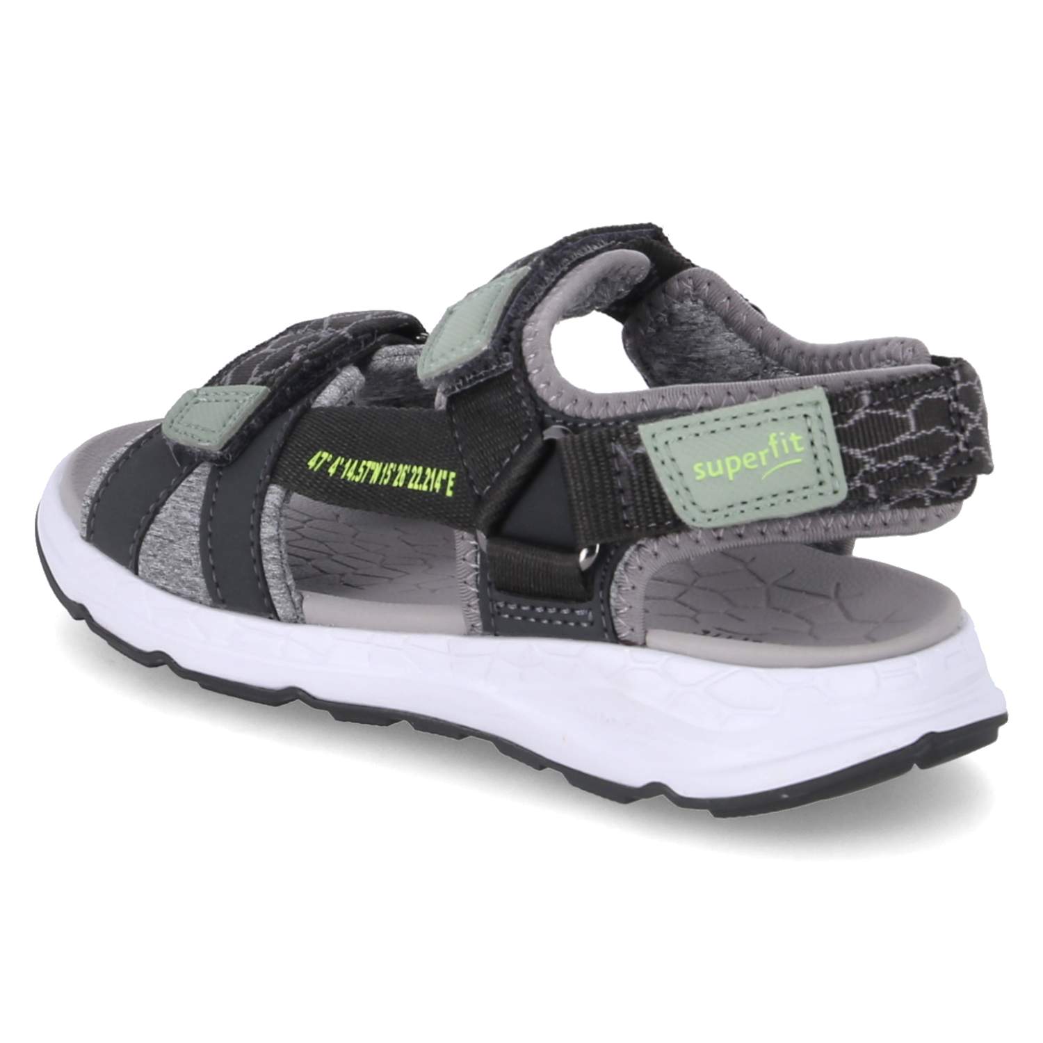 Superfit Sandalen CRISS CROSS - grau/hellgrau