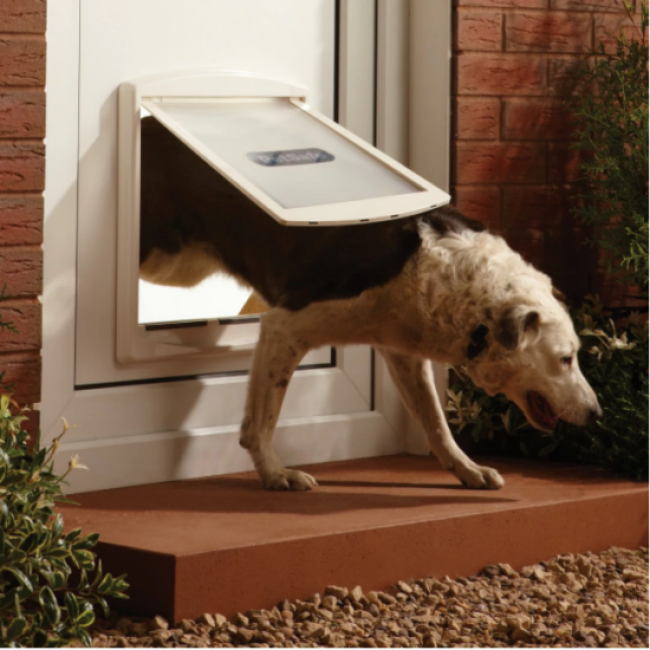 Porte Petsafe Staywell à 2 positions pour chat 7 kg ou chien 3 kg
