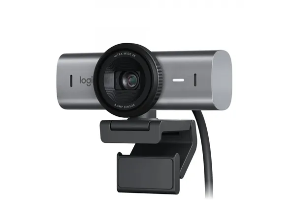 Logitech Master Series MX Brio - Live streaming-kamera - farve - 8,5 MP - 3840 x 2160 - 4K, 1080p - audio - USB-C