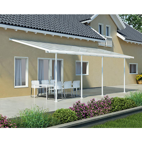 Feria terrasseoverdækning 21,6 m2 – hvid