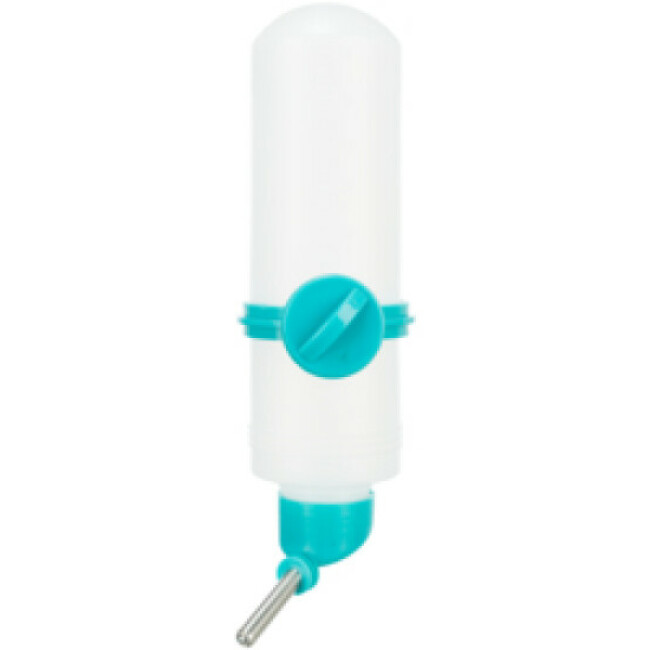 Biberon pour rongeurs avec fixation par vis en plastique