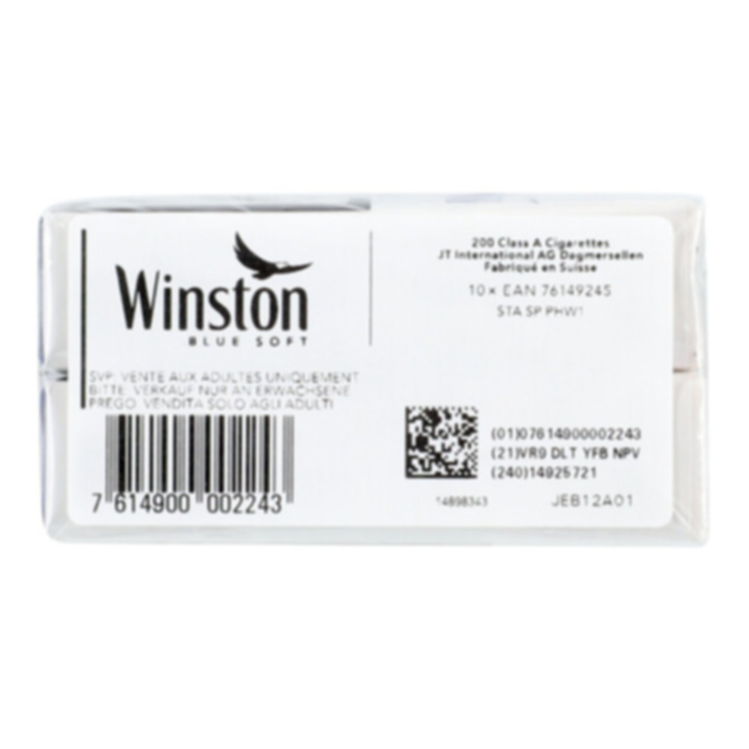 Winston Zigaretten Blue Soft