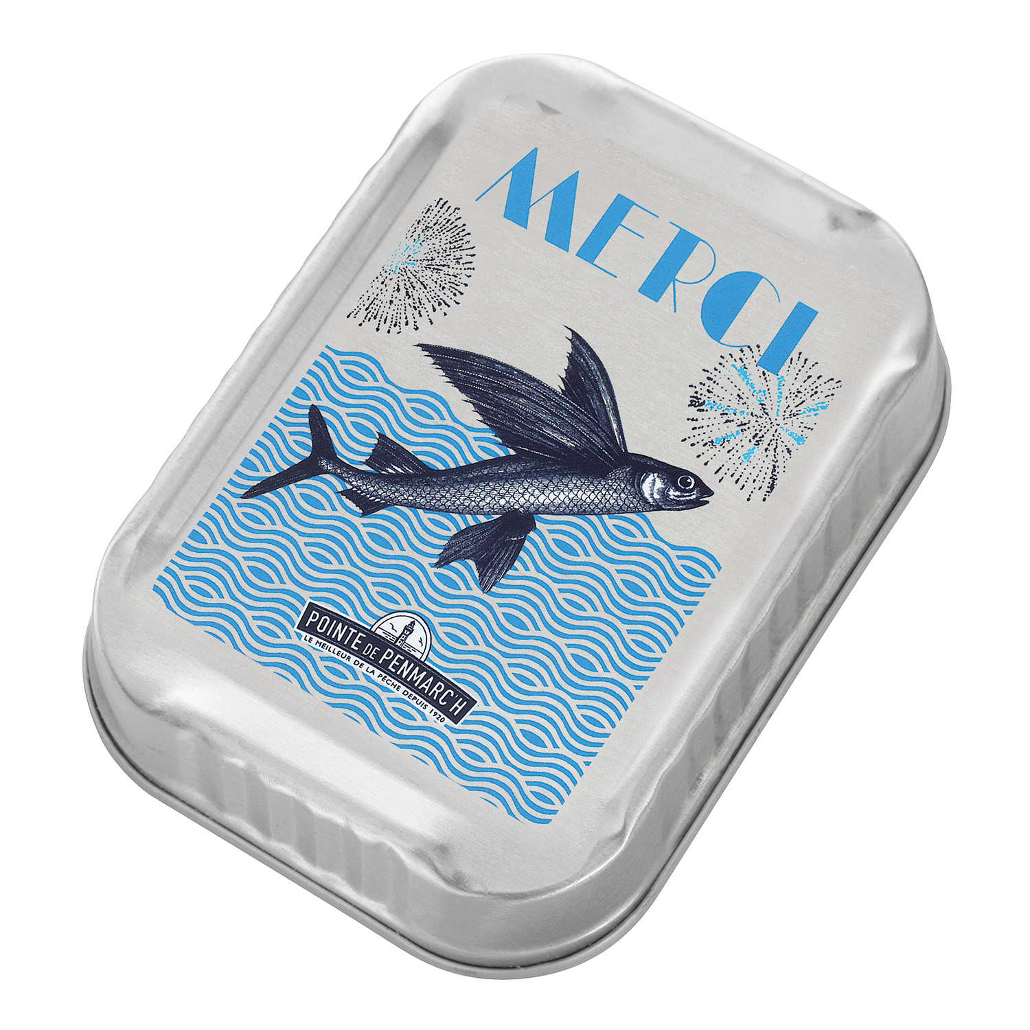 Sardines à l'ancienne à l'huile d'olive vierge extra - Boîte Merci