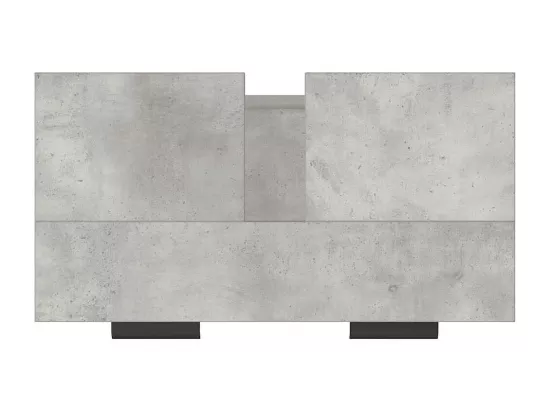 Armoire de bain Gris béton 64,5x33,5x59 cm Bois d'ingénierie