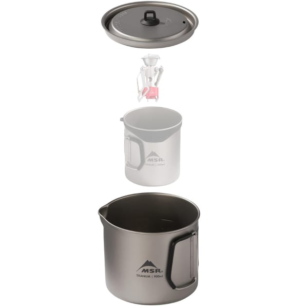 Popote randonnée MSR TITAN KETTLE 900 ML